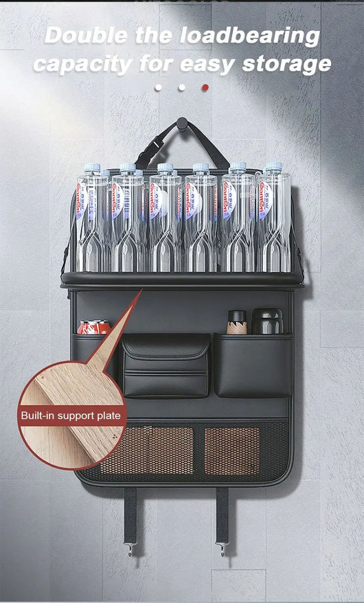 Organizador de Asiento Trasero Auto con Bandeja Plegable y Soporte para Tablet - Image 11