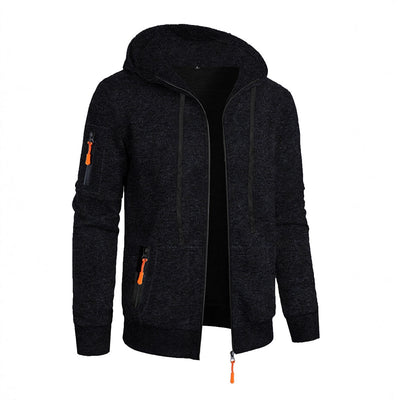 Suéter Deportivo con Capucha y Textura Jacquard para Hombre - Image 3
