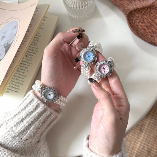 Reloj de Pulsera con Perlas para Mujer - Image 15