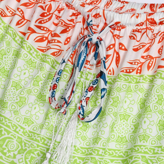 Shorts de Playa Cintura Alta con Estampado y Tela Elástica - Image 19