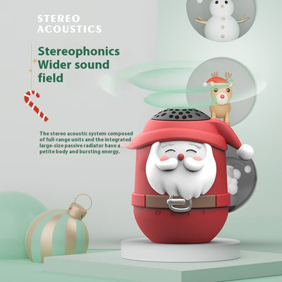 Altavoz Bluetooth Portátil Mini Papá Noel Adorable - Image 3