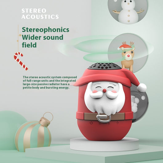 Altavoz Bluetooth Portátil Mini Papá Noel Adorable - Image 3