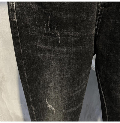 Pantalones Lápiz Estilo Coreano con Estampado de Bolsillo para Hombre - Image 21