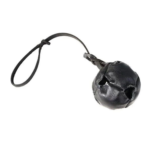 Pelota de Entrenamiento en Cuero con Asa para Perros - Juguete Mordedor Resistente - Image 6