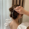 Clip de Orejas de Conejo Perla - Accesorio Grande para Cabello