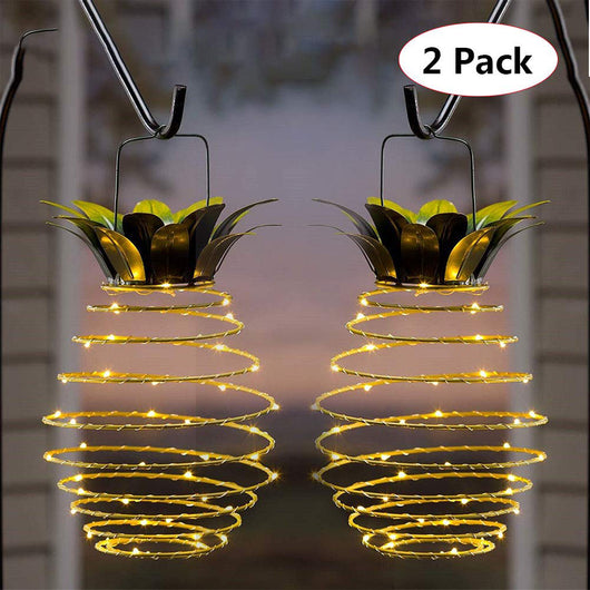 Lámpara Solar Decorativa Piña LED Impermeable para Jardín - Image 10