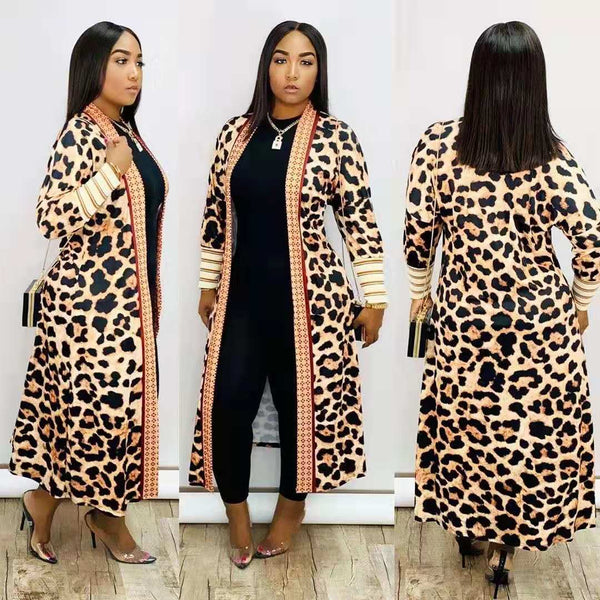 Abrigo Largo Impermeable con Estampado de Naipes