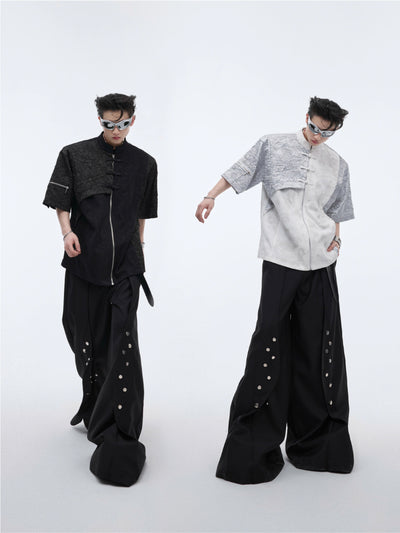 Camiseta Suelta con Hombros Acolchados y Diseño Moderno - Image 10