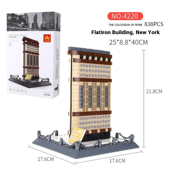 Bloques de Construcción Arquitectura Mundial - Edificios Miniatura de Precisión