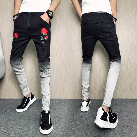 Pantalones de Patchwork Estampado - Image 3