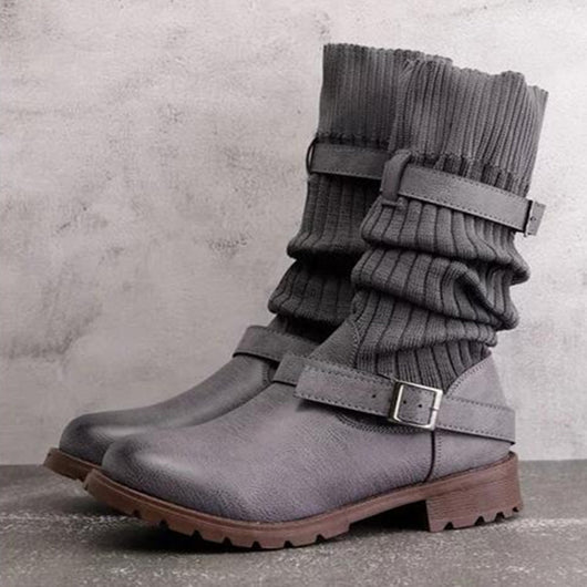 Botas de Lana Caña Media - Image 4