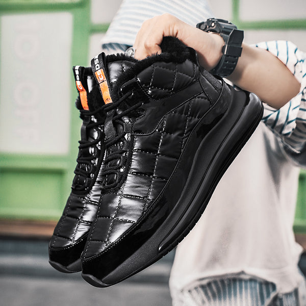 Zapatillas Altas de Algodón Versátiles para Invierno