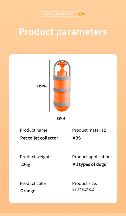 Recogedor de Desechos para Mascotas con Bolsas - Kit Completo de Limpieza Portátil - Image 14