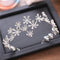 Tocado Nupcial Europeo con Diamantes y Accesorios para el Cabello de Novia