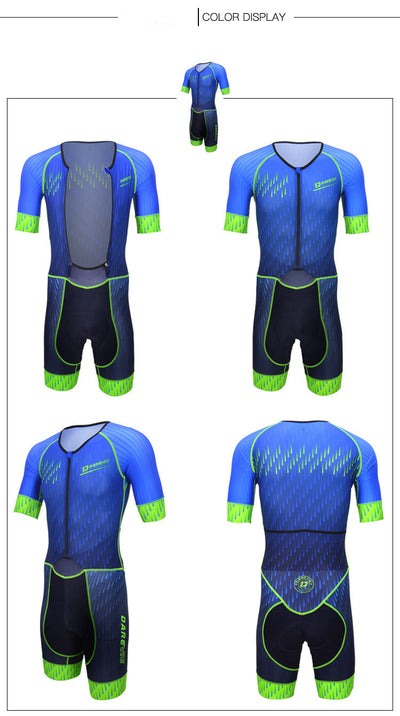 Mono Deportivo Ajustado de Manga Corta para Ciclismo - Image 12