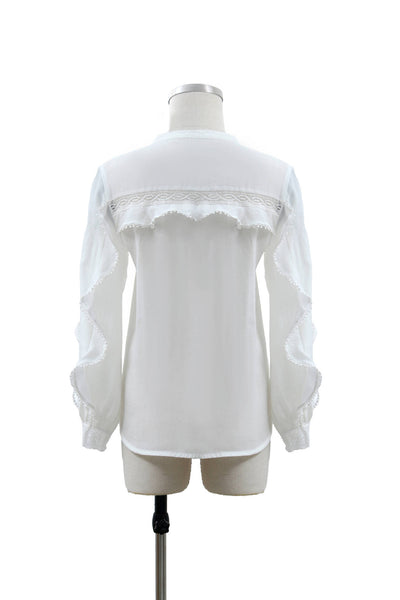 Blusa Elegante Estilo Francés con Encaje Reductora y Corte Suelto - Image 18