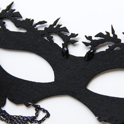 Máscara de Calavera Gótica con Huesos y Borlas para Disfraz de Halloween - Image 8