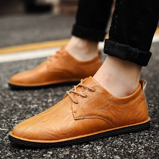 Zapatos Casuales de Cuero para Hombre - Estilo Moderno y Versátil - Image 21