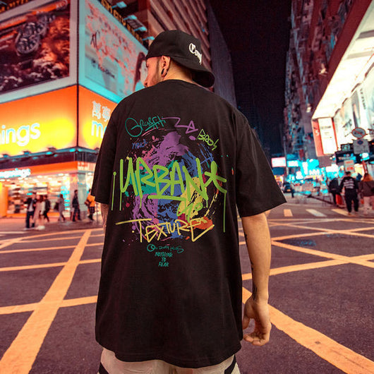 Camiseta Hombre Manga Corta Letras Graffiti Street - Image 7