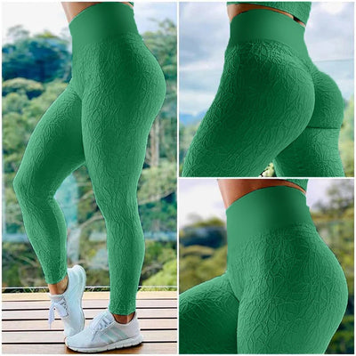 Pantalones Yoga Cintura Alta sin Costuras con Levantador de Glúteos - Image 13