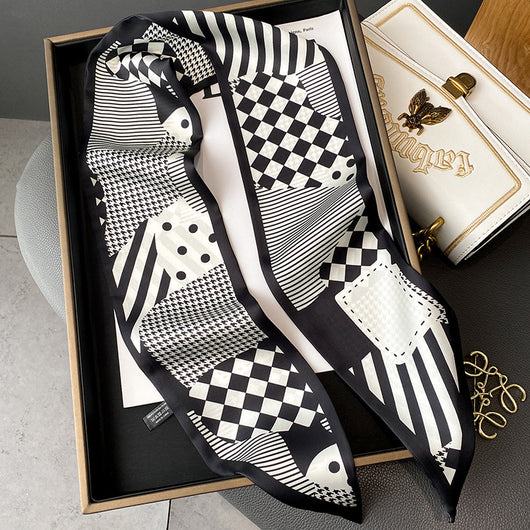 Bufanda Larga Personalizada con Estampado para Mujer - Image 12