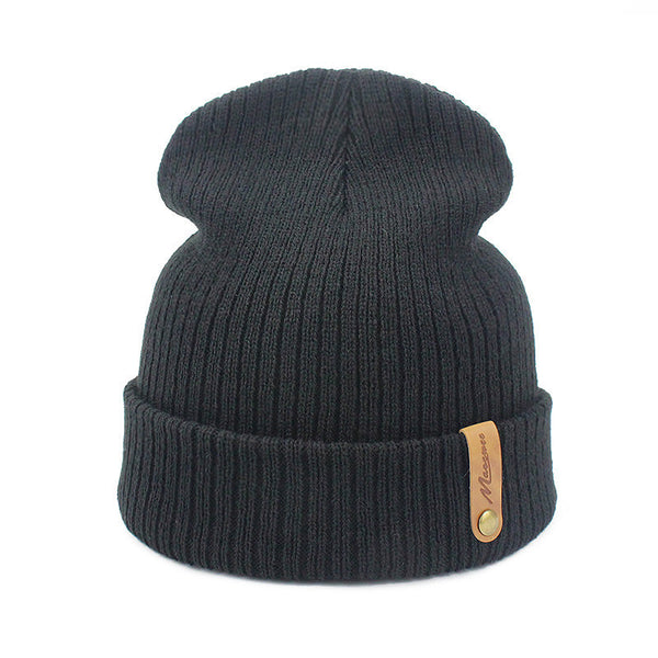 Gorro de Lana Tejida para Hombre y Mujer - Beanie Cálido para Otoño e Invierno