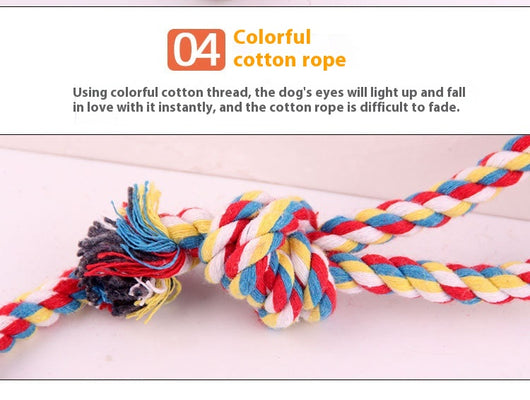 Juguete de Cuerda Trenzada para Tirar y Morder - Pelota de Algodón - Image 7