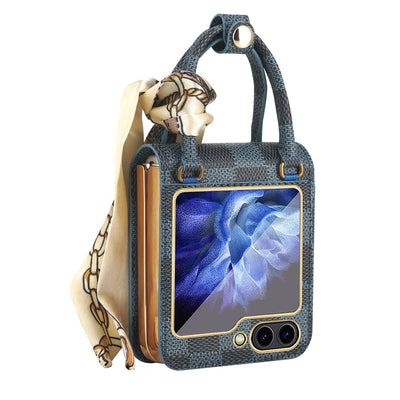 Funda Protectora con Bisagra Integrada para Flip5 - Diseño Electrochapado - Image 13