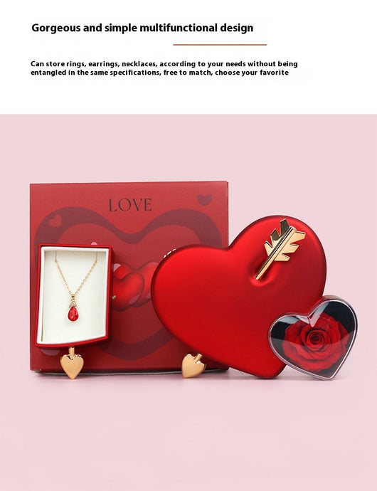 Caja de Joyería Doble Corazón en Plástico - Image 21