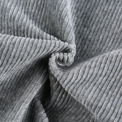 Pantalones de Pana Cintura Alta con Bolsillos - Corte Relajado y Slim - Image 24