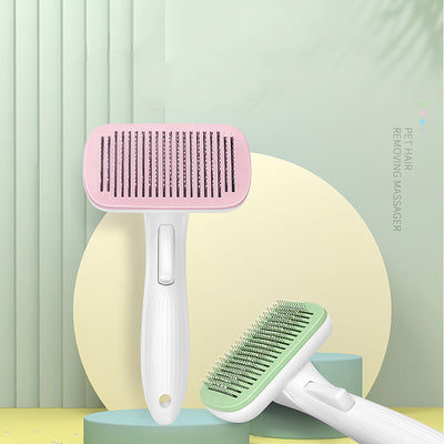 Peine Deslanador Automático para Perros y Gatos - Removedor de Pelo con Un Click - Image 12
