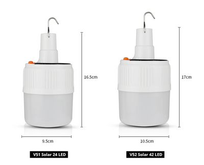 Lámpara LED Recargable con Control Remoto y Carga Solar - Image 6