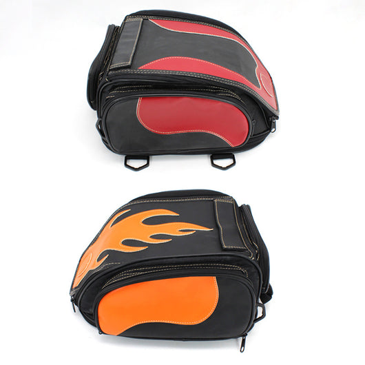 Bolsa Retro para Moto con Almacenamiento de Casco Impermeable - Image 3