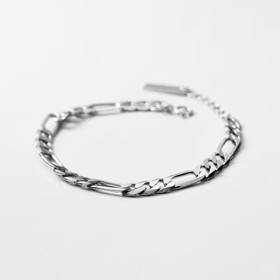 Pulsera de Plata Eslabones con Cierre de Seguridad S925 - Image 8