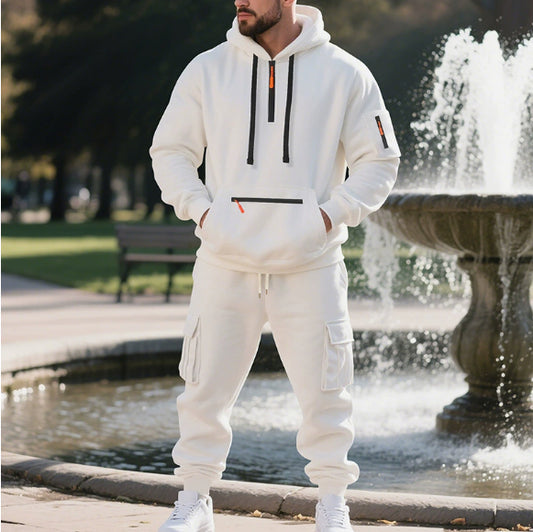 Conjunto de Trabajo Deportivo Holgado para Hombre con Múltiples Bolsillos