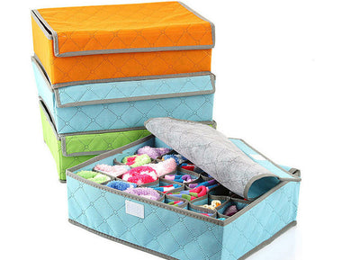 Caja Organizadora de Carbón de Bambú con Tapa de Color - Image 6