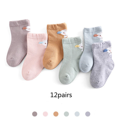 Calcetines de Algodón para Bebé con Diseños de Animales Tiernos - Image 8