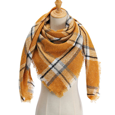 Bufanda Larga con Triángulos para Mujer - Chal Otoño Invierno - Image 59