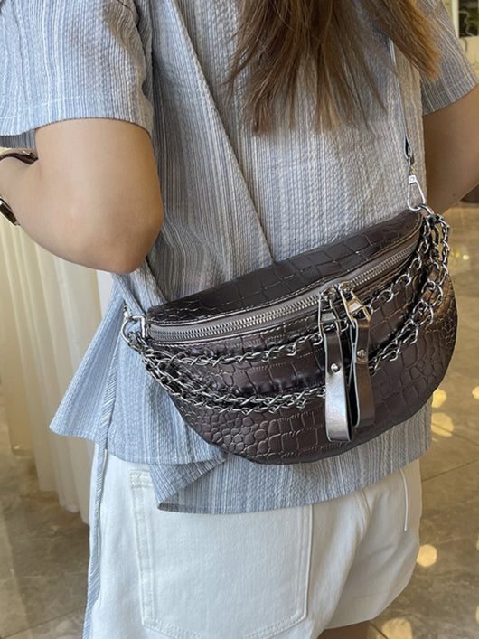 Bolso Mensajero Patrón Piedra - Elegancia y Funcionalidad - Image 3