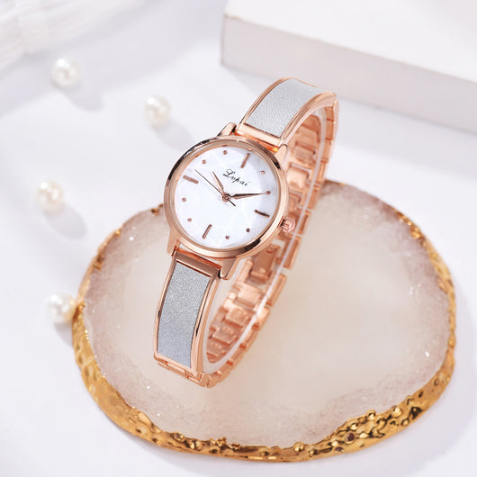 Reloj de Cuarzo para Mujer Minimalista con Detalle Acuático Exquisito - Image 22