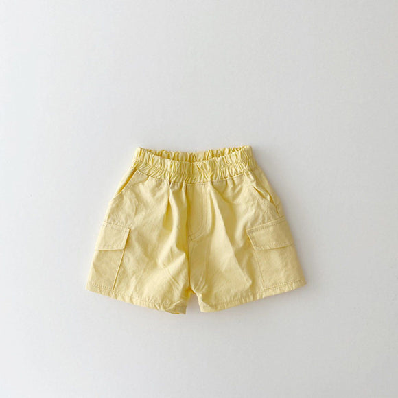 Shorts de Algodón Puro para Niños - Colores Lisos