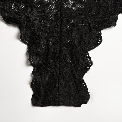 Body de Encaje Transparente con Tirantes Cruzados para Mujer - Image 17