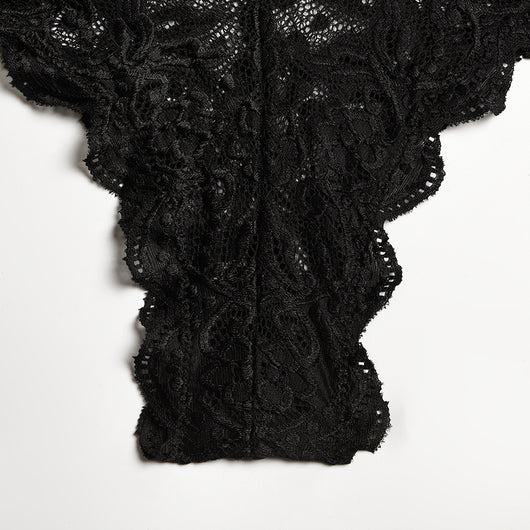 Body de Encaje Transparente con Tirantes Cruzados para Mujer - Image 17