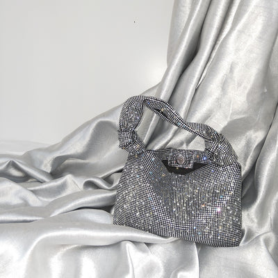 Bolso Bucket de Cristales Brillantes - Estilo Celebridad - Image 4