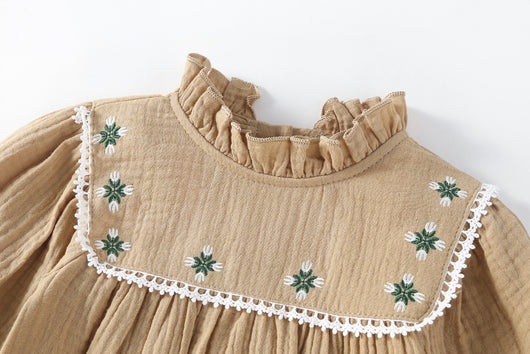 Enterito de Bebé con Bordado Floral - Mono Triangular Suave - Image 12