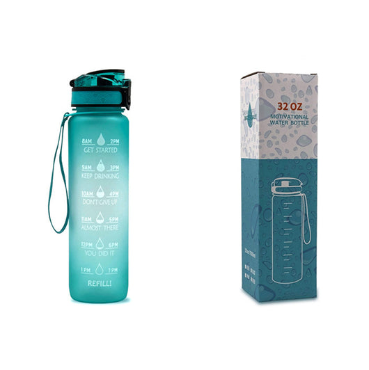 Botella Deportiva 1L Tritan con Marcador de Tiempo - Botella Motivacional Hermética para Fitness y Ciclismo - Image 19