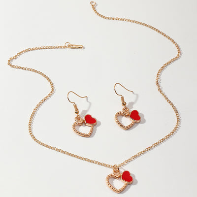 Conjunto de Aretes y Collar con Estrella de Cinco Puntas y Piña - Diseño Moderno - Image 22