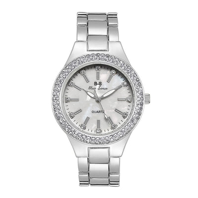 Conjunto de Reloj Pulsera para Mujer con Diamantes - Dos Piezas - Image 3