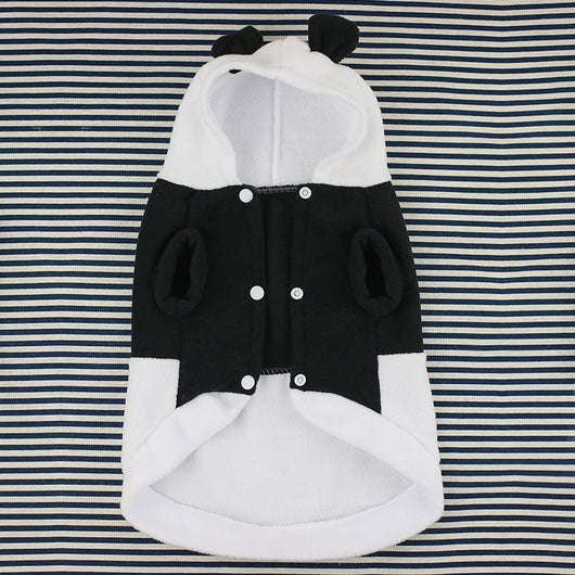 Abrigo para Perro Panda Blanco y Negro - Ropa de Otoño e Invierno - Image 4