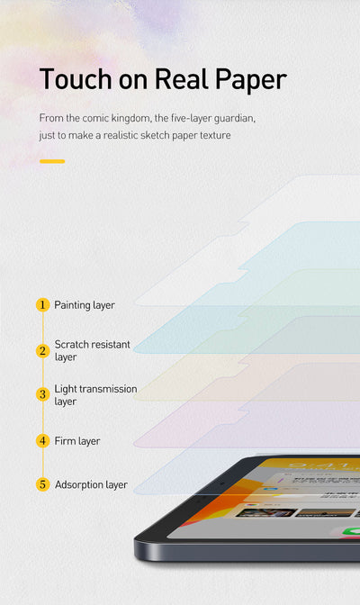 Protector de Pantalla Paper Like para iPad Mini - Transparente - Image 16